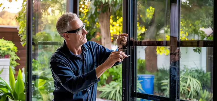 Replacing Sliding Door Lock Eldersburg